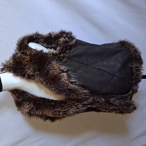 Cato Brown Faux Fur Vest